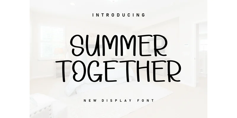 Summer Together Font by KC Production — Display Font