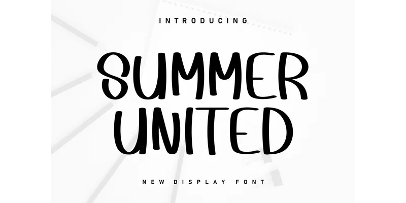 Summer United Font by Berkah Shop — Display Font