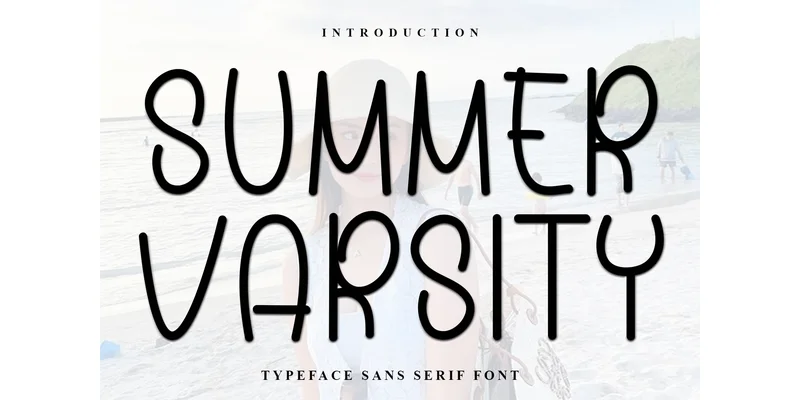 Summer Varsity Font by PiPi Creative — Sans Serif Font