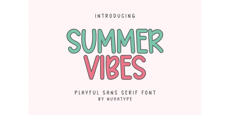 Summer Vibes Font by Nuhatype — Sans Serif Font