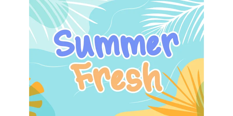 Summer Village Font by yogaletter6 — Display Font — thumbnail 2