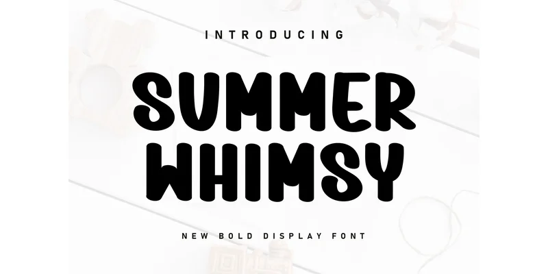 Summer Whimsy Font by Berkah Shop — Display Font