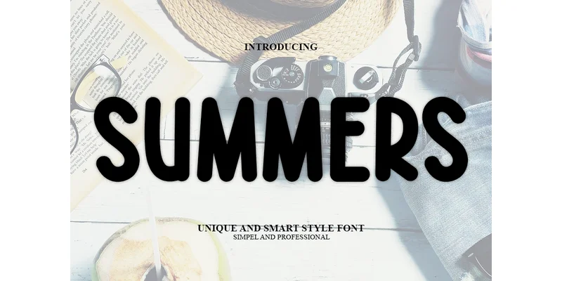 Summers Font by PAYJHOshop — Display Font