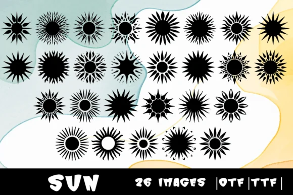 Sun by MOMAT THIRTYONE — Dingbats Font