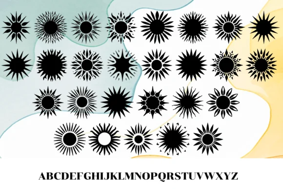 Sun by MOMAT THIRTYONE — Dingbats Font — thumbnail 2