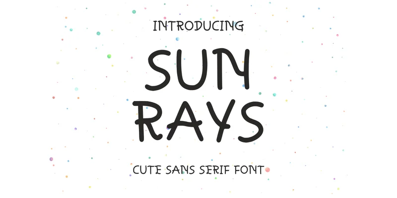 Sun Rays Font by SiapGraph — Sans Serif Font
