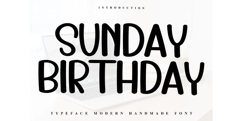Sunday Birthday Font by Inermedia STUDIO — Sans Serif Font
