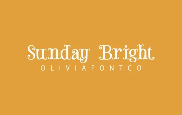Sunday Bright by OliviaFontCo — Slab Serif Font