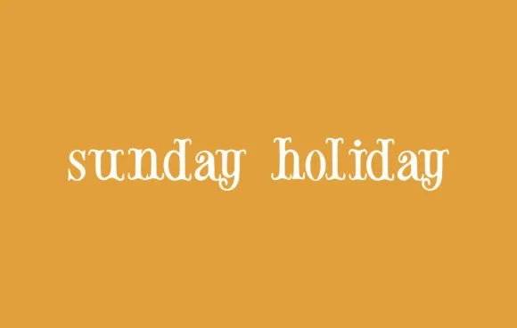 Sunday Bright by OliviaFontCo — Slab Serif Font — thumbnail 2