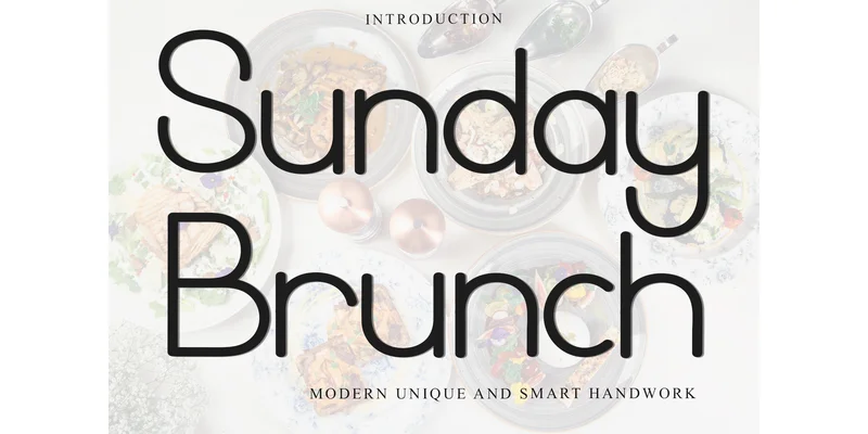 Sunday Brunch Font by Inermedia STUDIO — Sans Serif Font