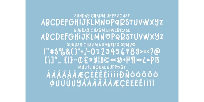 Sunday Charm Font by Keithzo (7NTypes) — Display Font — thumbnail 8
