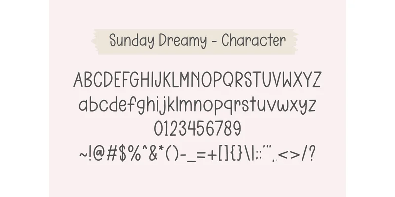Sunday Dreamy Font by Naraya Studio — Display Font — thumbnail 2