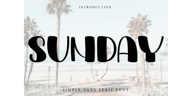 Sunday Font by FreshTypeINK — Display Font