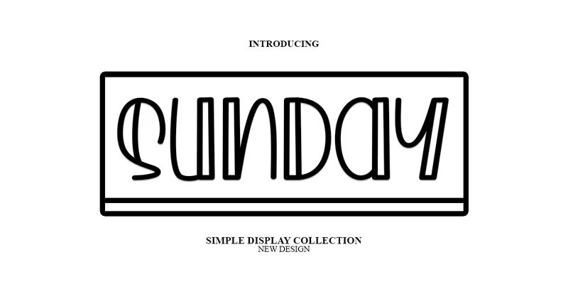 Sunday Font by PAYJHOshop — Sans Serif Font