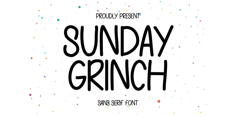Sunday Grinch Font by Minimalist Eyes — Sans Serif Font