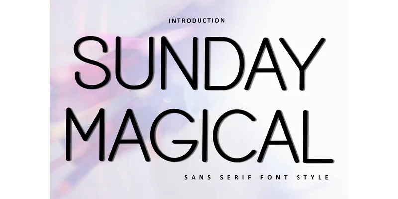 Sunday Magical Font by FreshTypeINK — Sans Serif Font