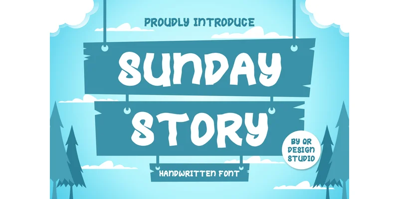 Sunday Story Font by qrdesignstd — Display Font
