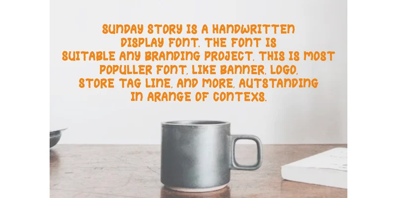Sunday Story Font by qrdesignstd — Display Font — thumbnail 2