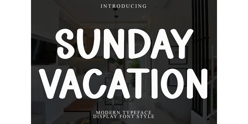Sunday Vacation Font by Inermedia STUDIO — Display Font