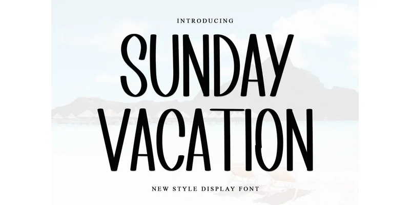 Sunday Vacation Font by Inermedia STUDIO — Sans Serif Font