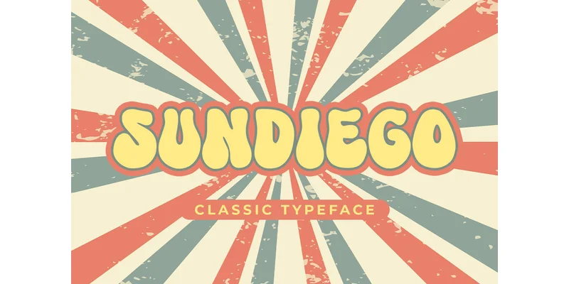 Sundiego Font by Abodaniel — Display Font