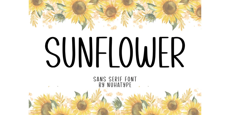 Sunflower Font by Nuhatype — Sans Serif Font