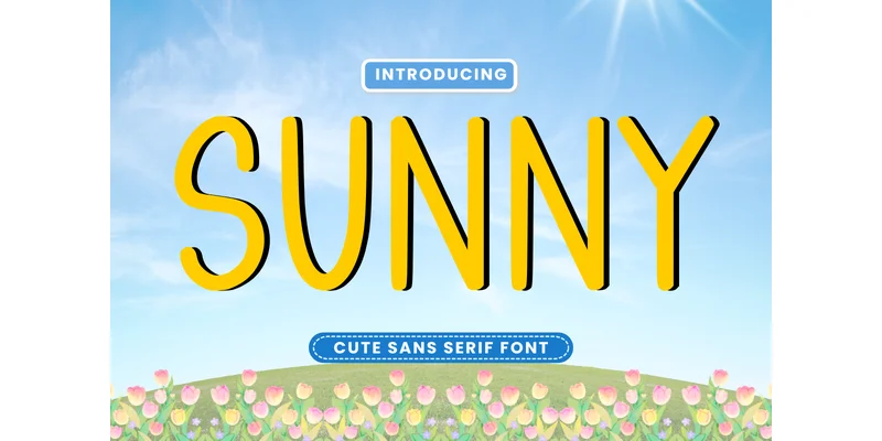 Sunny Font by Letterayu — Sans Serif Font