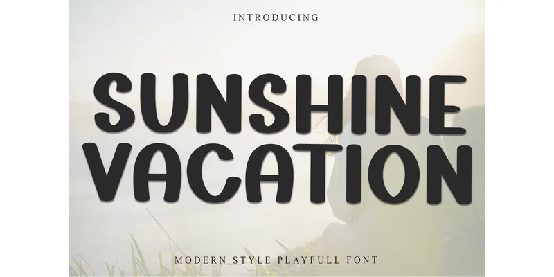 Sunshine Vacation Font by FreshTypeINK — Display Font
