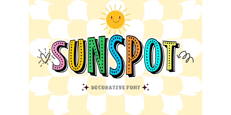 Sunspot Font by TaralArt by TaralArt — Decorative Font