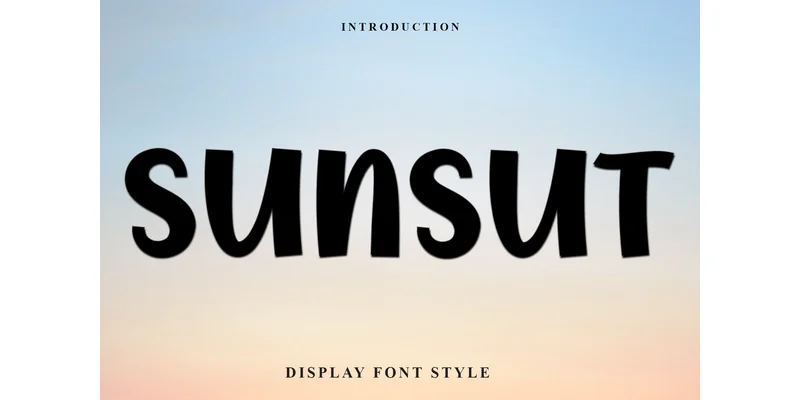 Sunsut Font by Inermedia STUDIO — Display Font
