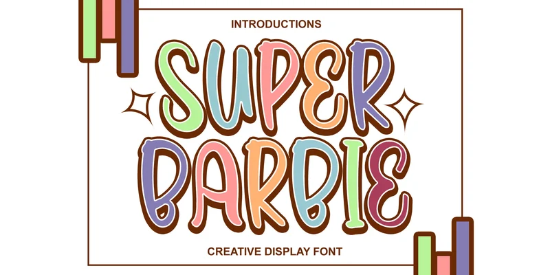 Super Barbie Font by 21Design — Display Font