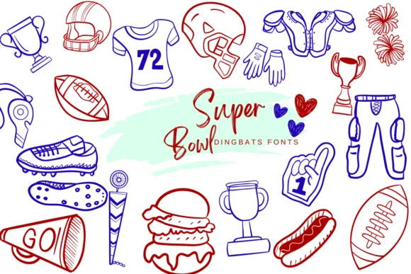 Super Bowl by Suphitchaya — Dingbats Font