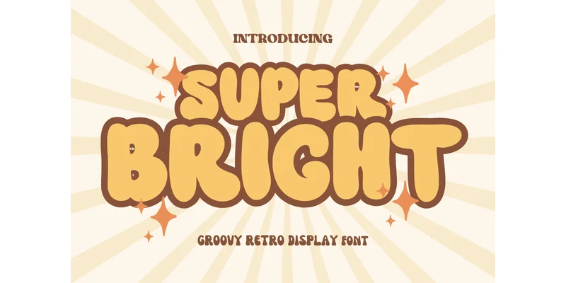 Super Bright Font by Sakti Avellin — Display Font