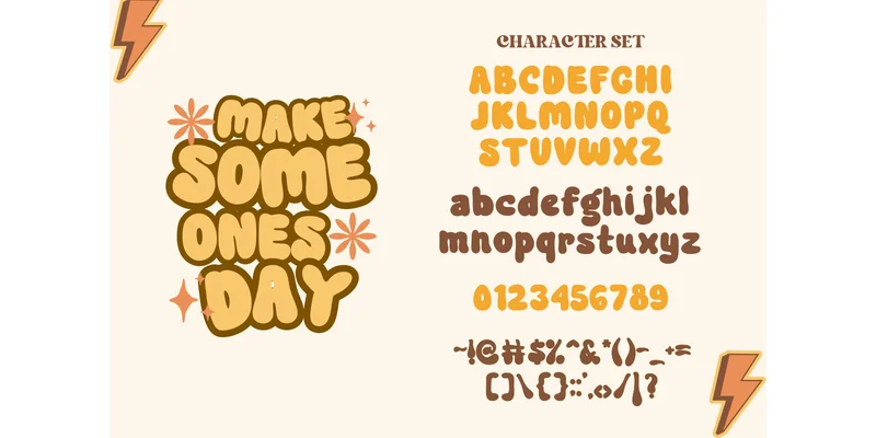 Super Bright Font by Sakti Avellin — Display Font — thumbnail 2