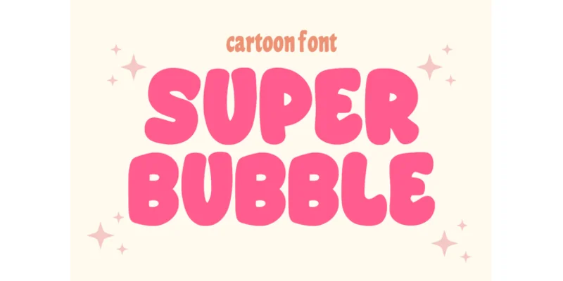 Super Bubble Font by anamalmusyaffaCreative — Display Font