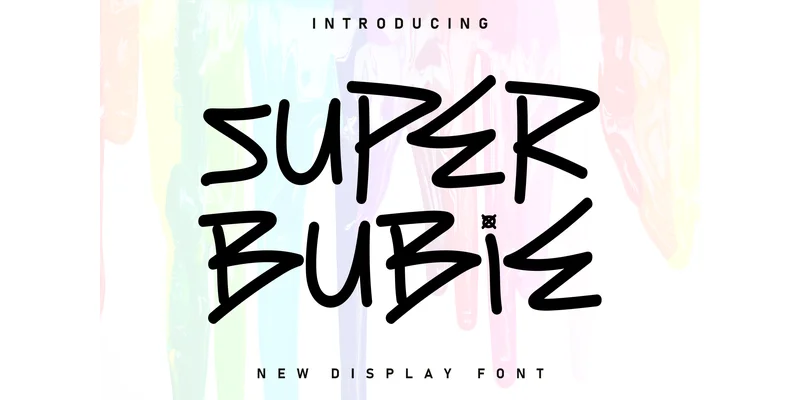 Super Bubie Font by Berkah Shop — Display Font