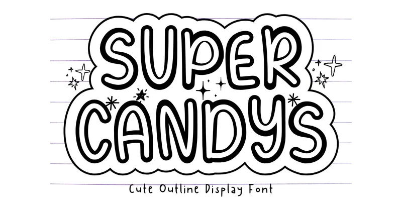 Super Candys Font by Minimalist Eyes — Display Font