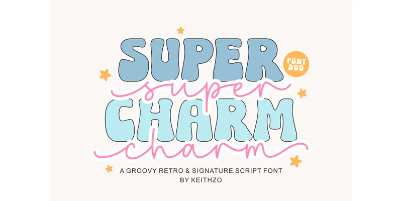 Super Charm Font by Keithzo (7NTypes) — Display Font
