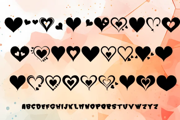 Super Heart by MOMAT THIRTYONE — Dingbats Font — thumbnail 2