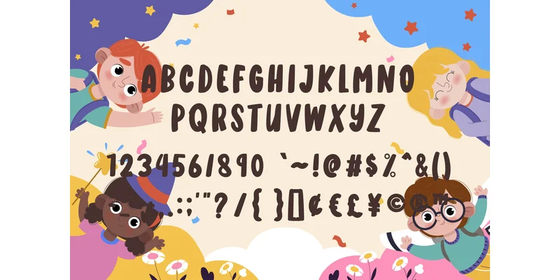 Super Kids Font by nicetrip7 — Display Font — thumbnail 3