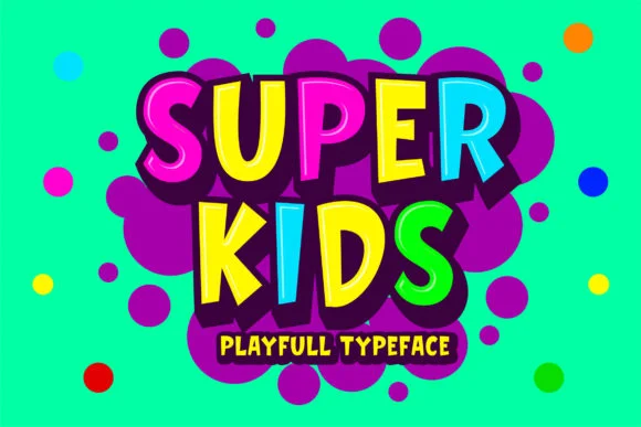 Super Kids by Blankids Studio — Dingbats Font