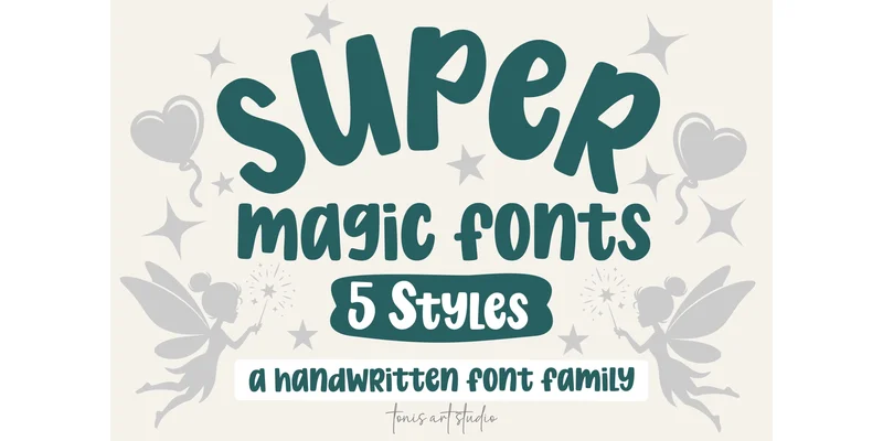 Super Magic Font by TonisArtStudio — Display Font