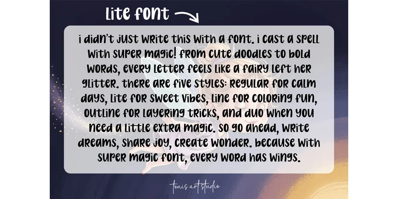 Super Magic Font by TonisArtStudio — Display Font — thumbnail 3