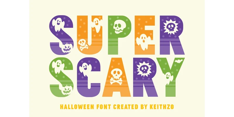 Super Scary Font by Keithzo (7NTypes) by Keithzo (7NTypes) — Decorative Font