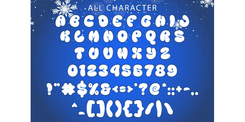 Super Snowy Font by Kido Studio — Display Font — thumbnail 7