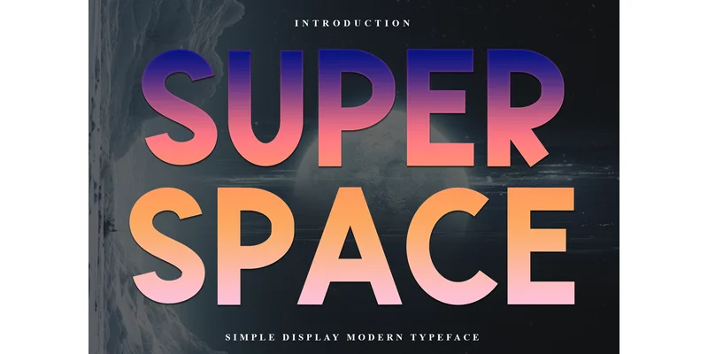 Super Space Font by Inermedia STUDIO — Display Font
