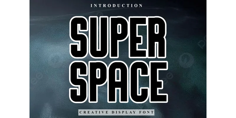 Super Space Font by PiPi Creative — Display Font