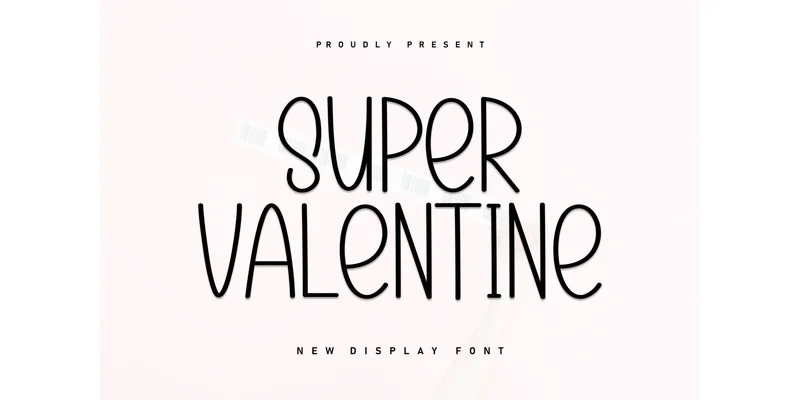 Super Valentine Font by Berkah Shop — Display Font