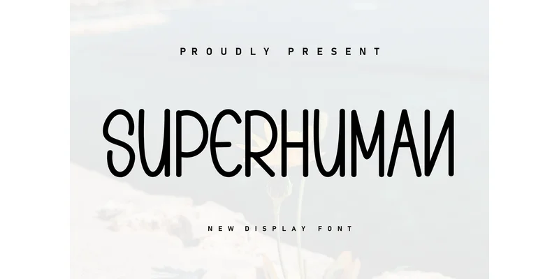 Superhuman Font by Berkah Shop — Display Font