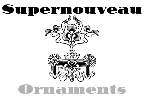Supernouveau by Intellecta Design — Dingbats Font